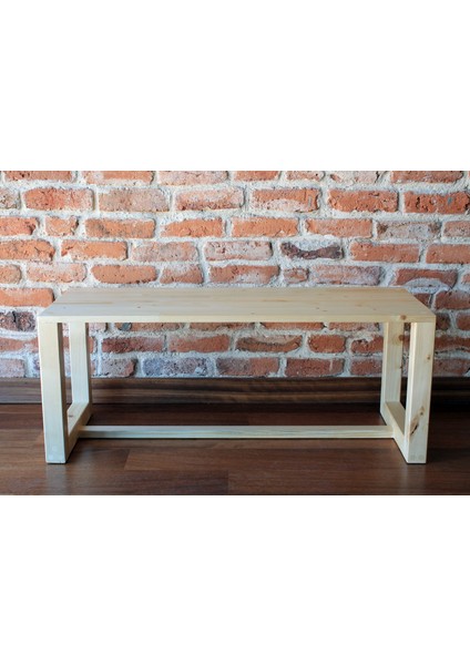 Masif Doğal Ahşap Iskandinav Stil Ham Renk Dikdörtgen Orta Sehpa indirimleri