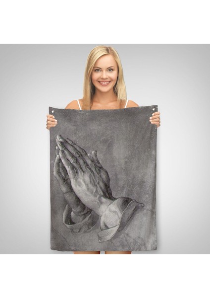 Dua Eden Eller Duvar Örtüsü-Halısı, Albrecht Dürer Praying HANDS-6342 fiyatları