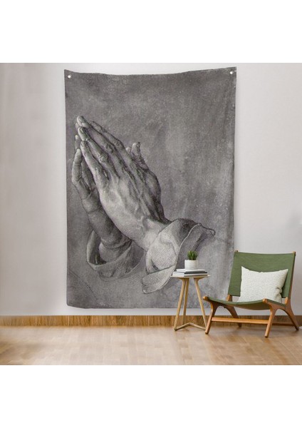 Dua Eden Eller Duvar Örtüsü-Halısı, Albrecht Dürer Praying HANDS-6342