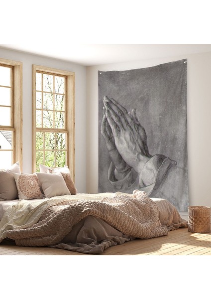 Dua Eden Eller Duvar Örtüsü-Halısı, Albrecht Dürer Praying HANDS-6342