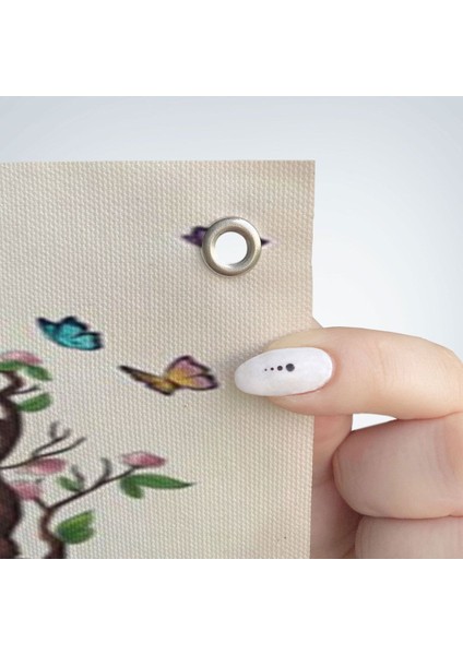 Geyik Yboynuzları Üzerinde Renkli Kuşlar Duvar ÖRTÜSÜ-HALISI-6477 fırsatları