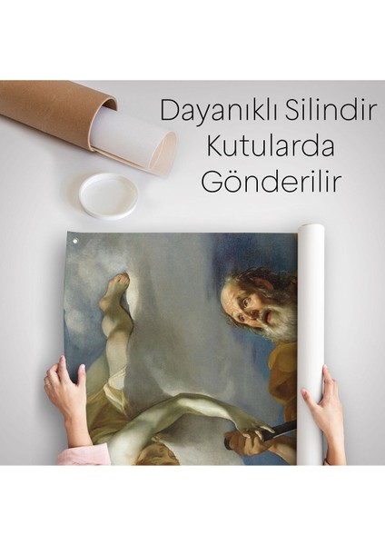 Ishak'ın Kurban Edilmesi, Orazio Riminaldi Duvar Örtüsü - HALISI-5290 indirimleri