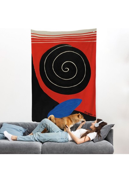 Alexander Calder - Büyük Kaya Duvar Örtüsü - Big BOULDER-8079