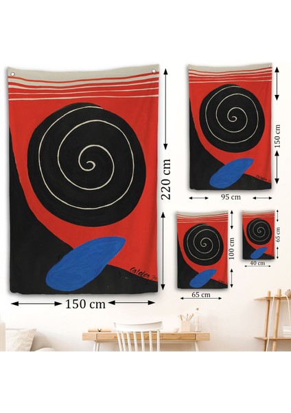 Alexander Calder - Büyük Kaya Duvar Örtüsü - Big BOULDER-8079 fırsatları