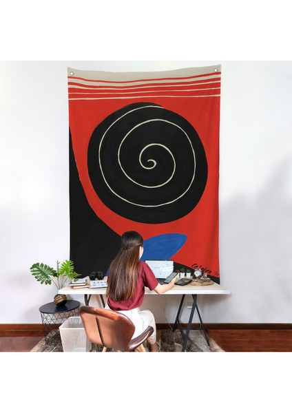 Alexander Calder - Büyük Kaya Duvar Örtüsü - Big BOULDER-8079