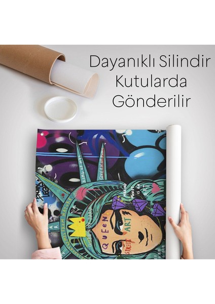 Mona Lisa Grafitti Pop Art Duvar Örtüsü - HALISI -6216 indirimleri