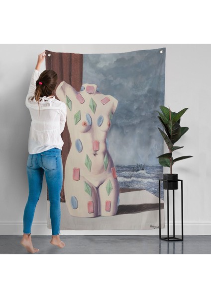 Rene Magritte - Su Damlası Duvar ÖRTÜSÜ-7345 modelleri