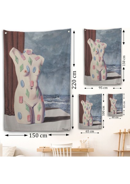 Rene Magritte - Su Damlası Duvar ÖRTÜSÜ-7345 fırsatları