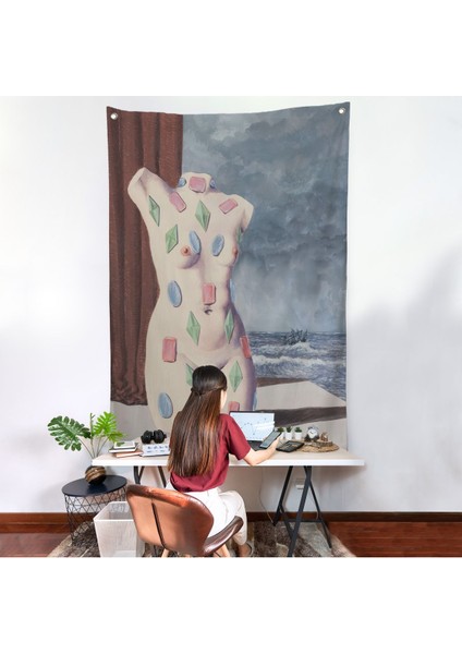 Rene Magritte - Su Damlası Duvar ÖRTÜSÜ-7345