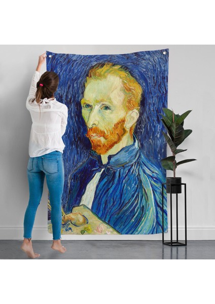 Vincent Van Gogh - Otoportre Duvar ÖRTÜSÜ-7456 modelleri
