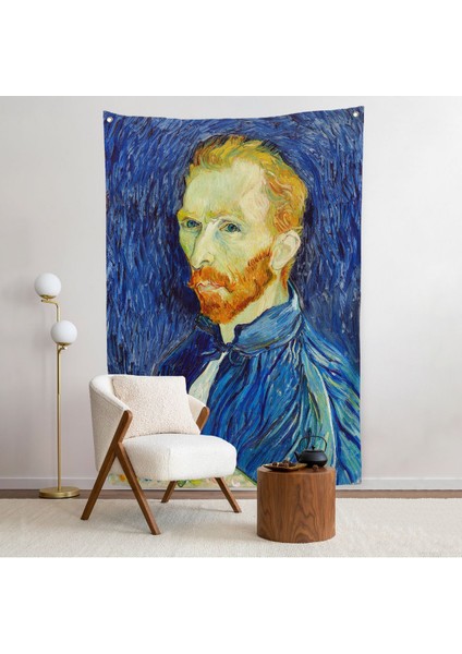 Vincent Van Gogh - Otoportre Duvar ÖRTÜSÜ-7456