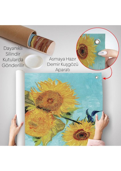 Vincent Van Gogh - Ayçiçekleri Duvar ÖRTÜSÜ-7464 indirimleri