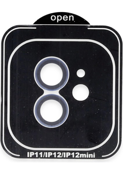 Iphone 11 Pvd Metal Kamera Lens - Mavi Nrmsa