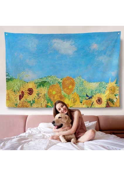 Vincent Van Gogh - Ayçiçekleri Duvar ÖRTÜSÜ-7153