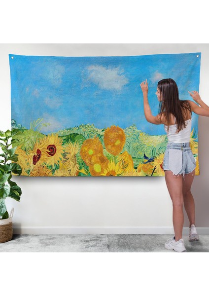 Vincent Van Gogh - Ayçiçekleri Duvar ÖRTÜSÜ-7153 modelleri