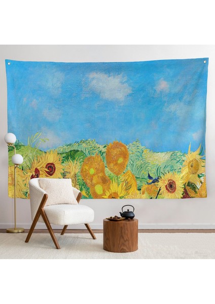 Vincent Van Gogh - Ayçiçekleri Duvar ÖRTÜSÜ-7153