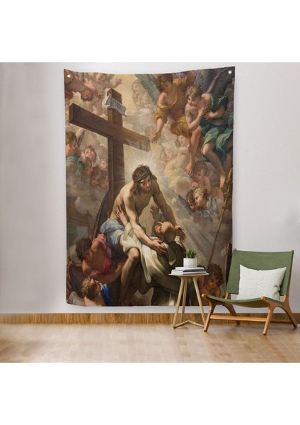 Agape Hristiyan Hediyesi Dekoratif Duvar Örtüsü - HALISI-6247