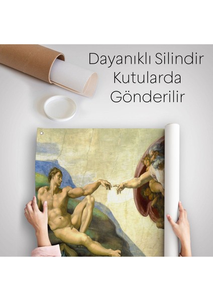 yaratılışı duvar örtüsü-halısı - the creation of adam-6631 indirimleri