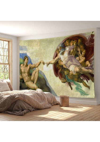 yaratılışı duvar örtüsü-halısı - the creation of adam-6631