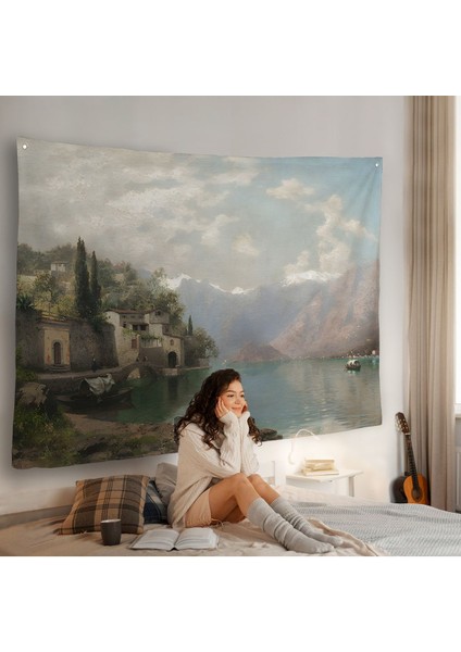 Robert Schultze' Komo Gölü Duvar Örtüsü - Bellagio By Lake COMO-7018 fiyatları