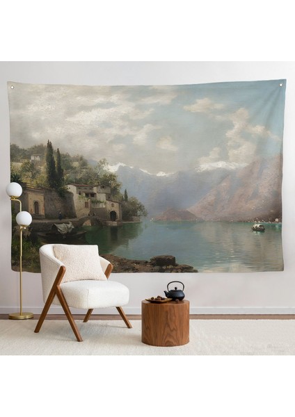 Robert Schultze' Komo Gölü Duvar Örtüsü - Bellagio By Lake COMO-7018