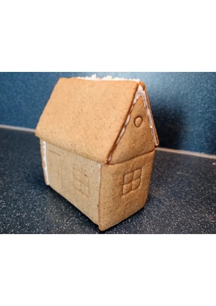 Yılbaşı Evi (Gingerbread) Şeklinde Kurabiye Kalıbı ve Damgası Seti modelleri