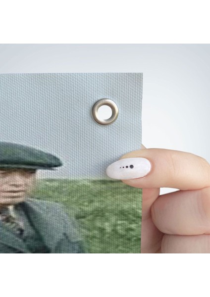 Atatürk Silah Arkadaşları Ile Cephede Dekoratif Duvar Örtüsü - HALISI-6211 fırsatları