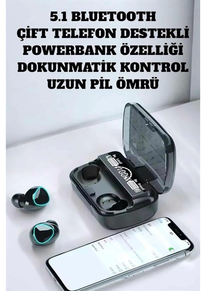 Extra Bass ve Hd Ses ile Üstün Bluetooth 5.3 Kablosuz Kulaklık fırsatları