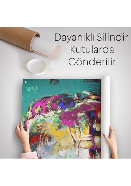 Renkli Mustafa Kemal Atatürk Duvar Örtüsü - HALISI-6327 indirimleri