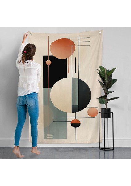 Dekoratif Soyut Duvar ÖRTÜSÜ-8011 modelleri