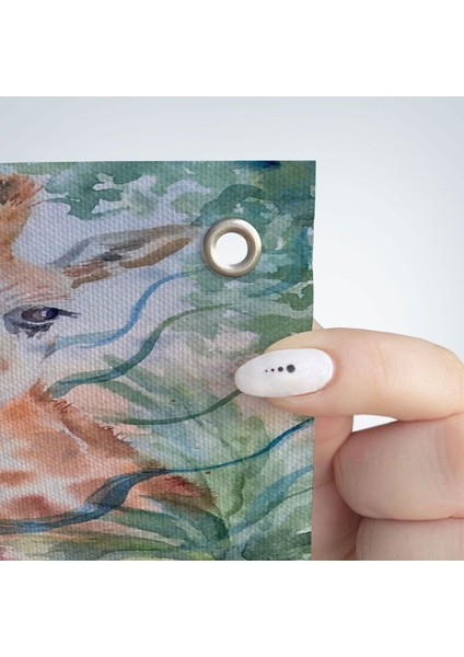 Dünya Hayvanlar Günü Konseptli Duvar Örtüsü - HALISI-6001 fırsatları