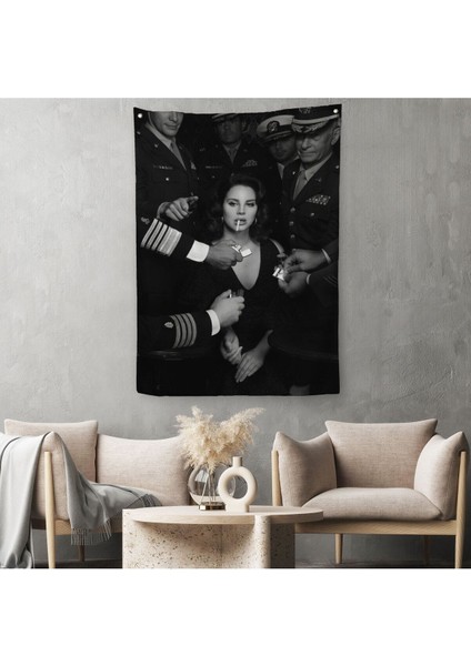 Lana Del Rey Dekoratif Duvar ÖRTÜSÜ-HALISI-6372