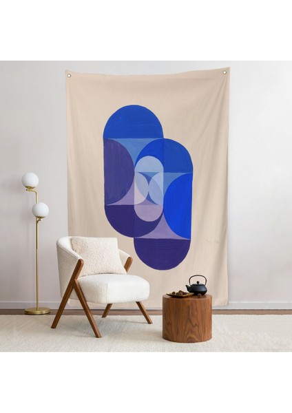 Joseph Schillinger - Mavi Anahtar Duvar Örtüsü - Key BLUE-7337