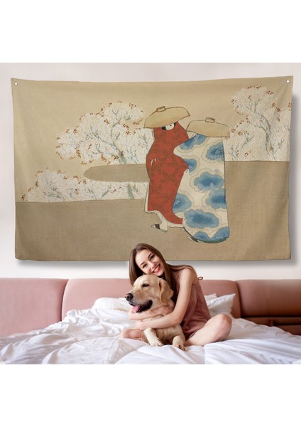 Japon Sanatçı Sekka Momoyagusa'nun Gömlet Isimli Duvar ÖRTÜSÜ-7004