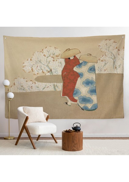 Japon Sanatçı Sekka Momoyagusa'nun Gömlet Isimli Duvar ÖRTÜSÜ-7004