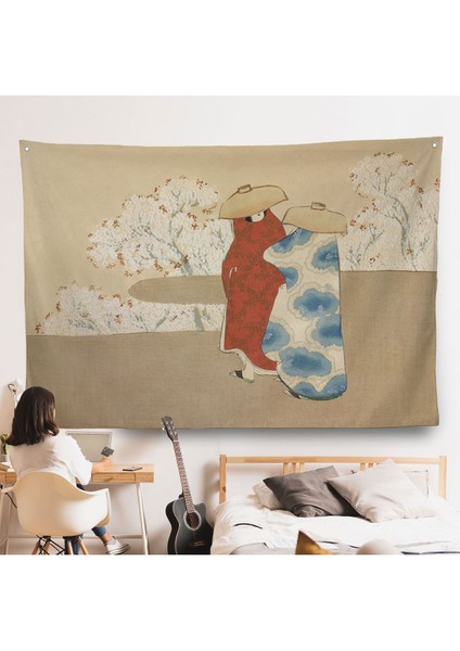 Japon Sanatçı Sekka Momoyagusa'nun Gömlet Isimli Duvar ÖRTÜSÜ-7004