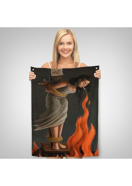 Soğukanlılığını Koru Başlıklı Motivasyon Duvar Örtüsü - HALISI-6310 fiyatları