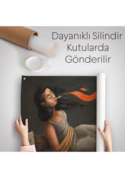 Soğukanlılığını Koru Başlıklı Motivasyon Duvar Örtüsü - HALISI-6310 indirimleri