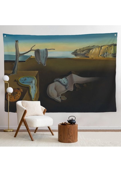 Salvador Dali - Belleğin Azmi Duvar Örtüsü - The Persistence Of MEMORY-7128