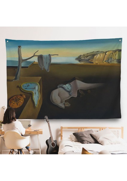 Salvador Dali - Belleğin Azmi Duvar Örtüsü - The Persistence Of MEMORY-7128