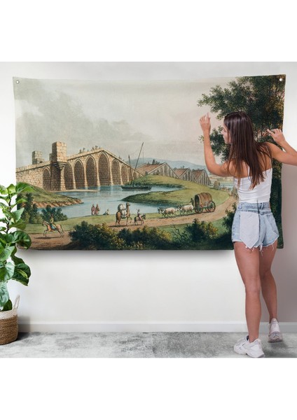 Luigi Mayer - Kanuni Sultan Süleyman Köprüsü Duvar ÖRTÜSÜ-7035 modelleri