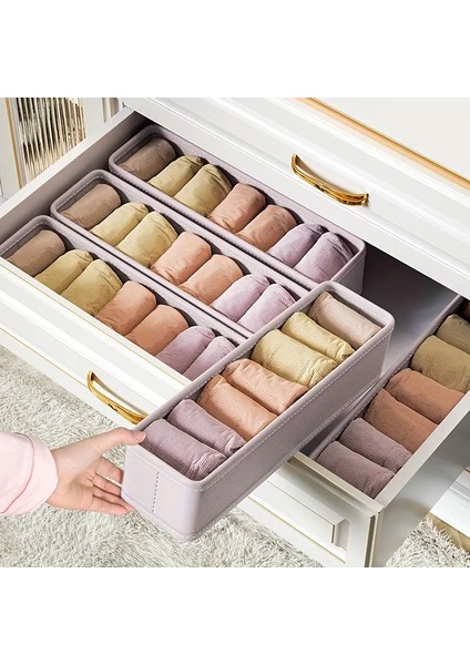 Çekmece ve Dolap Içi Düzenleyici, Raf Düzenleyici, Katlanabilir Çorap ve Çamaşır Organizer Kutu indirimleri