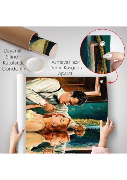 Arthur Sarnoff - 1950'LERDE Kadının Sigarasını Yakan Adam Duvar ÖRTÜSÜ-7955 indirimleri