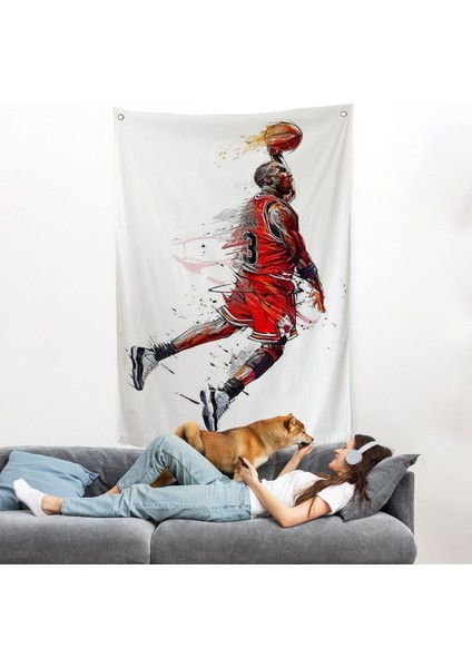 Michael Jordan Duvar ÖRTÜSÜ-7787