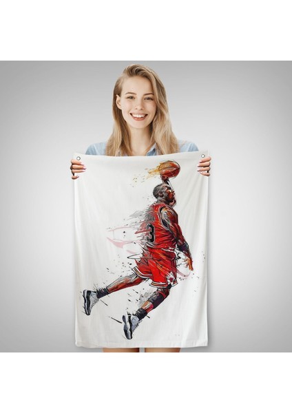 Michael Jordan Duvar ÖRTÜSÜ-7787