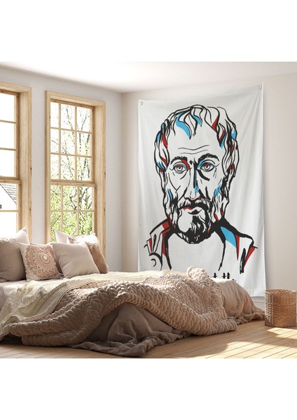 Aristoteles Dekoratif Duvar Örtüsü - HALISI-5919