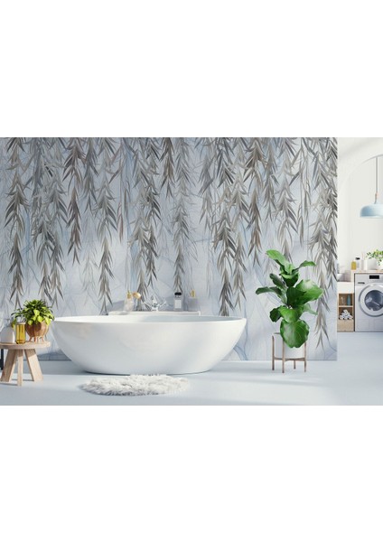 Tshp SERI001 Tropikal Sarmaşık Desenli Duvar KAĞIDI-5626