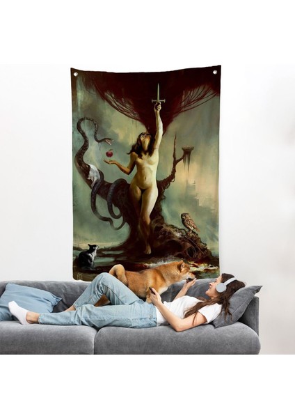 Lilith By Andrei Posea Duvar ÖRTÜSÜ-7754