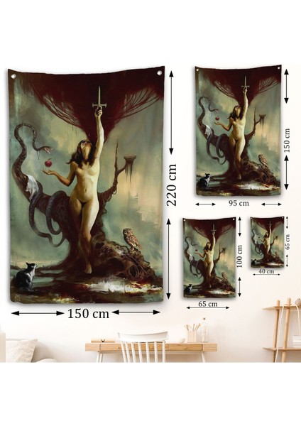 Lilith By Andrei Posea Duvar ÖRTÜSÜ-7754 fırsatları