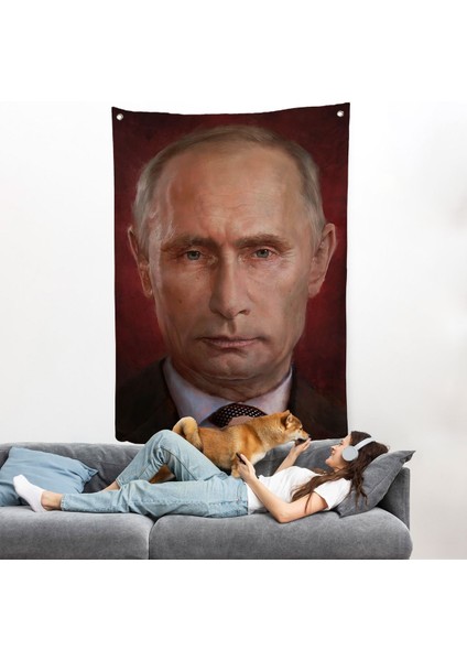Vladimir Putin Rusya Devlet Başkanı Duvar ÖRTÜSÜ-7768